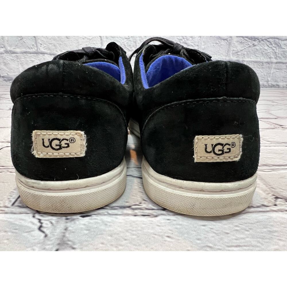 UGG Black Suede Sneakers size 8.5 - Picture 2 of 6